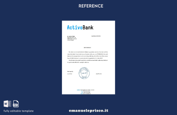 stile verificato Modello di riferimento Portogallo Activebank