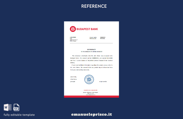 stile verificato Modello di riferimento della banca Budapest Ungheria