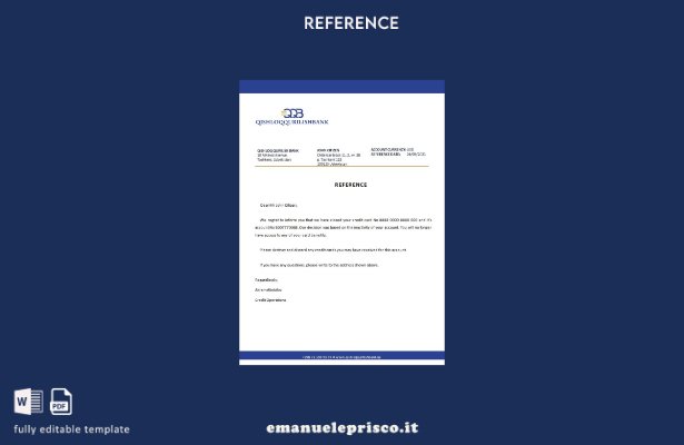 stile verificato Modello di riferimento per la chiusura della banca Qishloq Quri