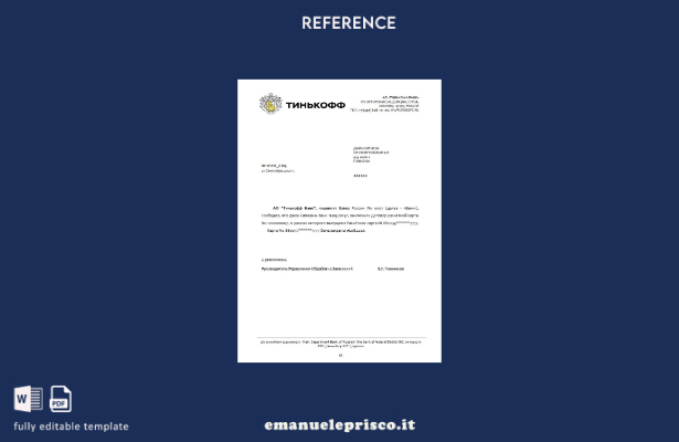 stile verificato Russia Chiusura Tinkoff riferimento rubli nel modello russo