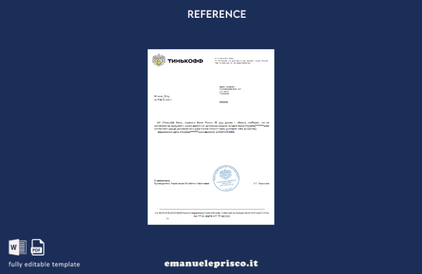 stile verificato Russia Tinkoff riferimento usd nel modello russo