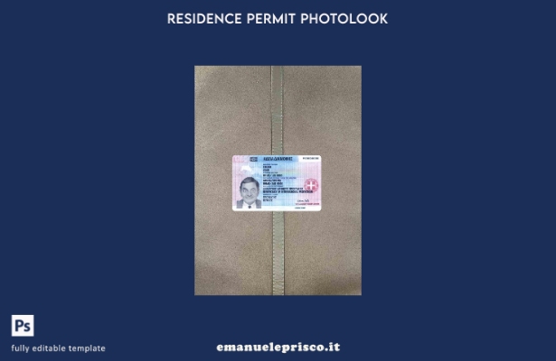 stile verificato Grecia residenza permanente presente modello FRONTE photolook