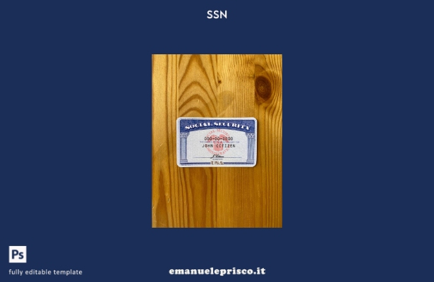modello FRONTALE per tavolo in legno photolook USA SSN in stile verificato