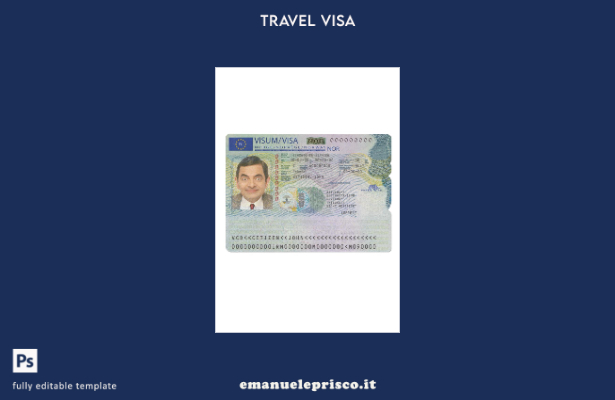 modello di visto Schengen per la Norvegia in stile verificato