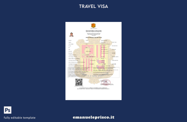 stile verificato Andorra e visto in modello Word e Pdf