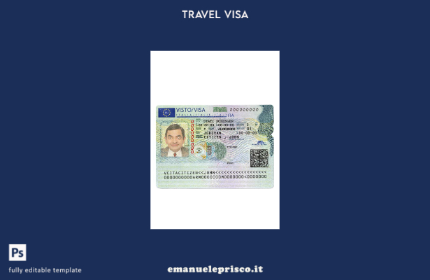 stile verificato Nuovo modello di visto Schengen per l'Italia
