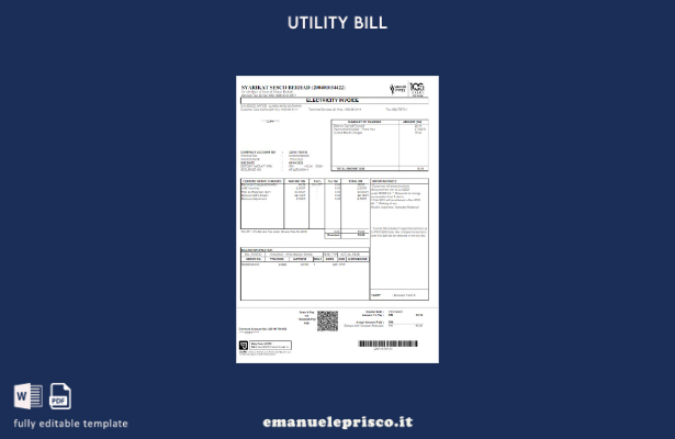stile verificato Modello di bolletta energetica Malesia Sarawak