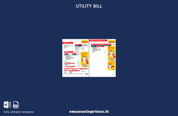 stile verificato Modello di pagine di bollette indonesiane Indosat Ooredoo