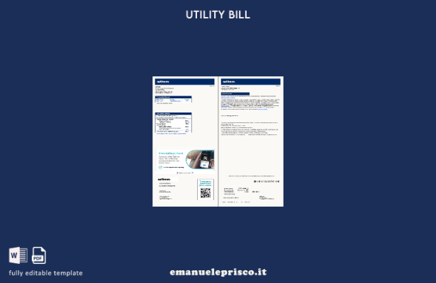stile verificato USA Pagine di bollette ottimali, versione, modello di pagine